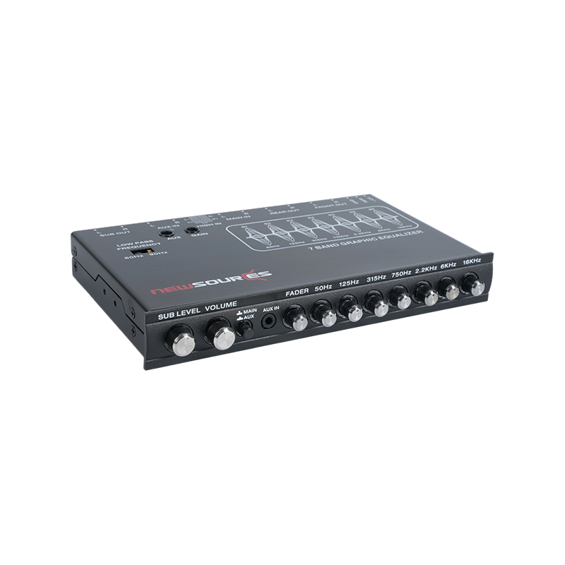 AUX入力付き7バンドパラメトリックイコライザー